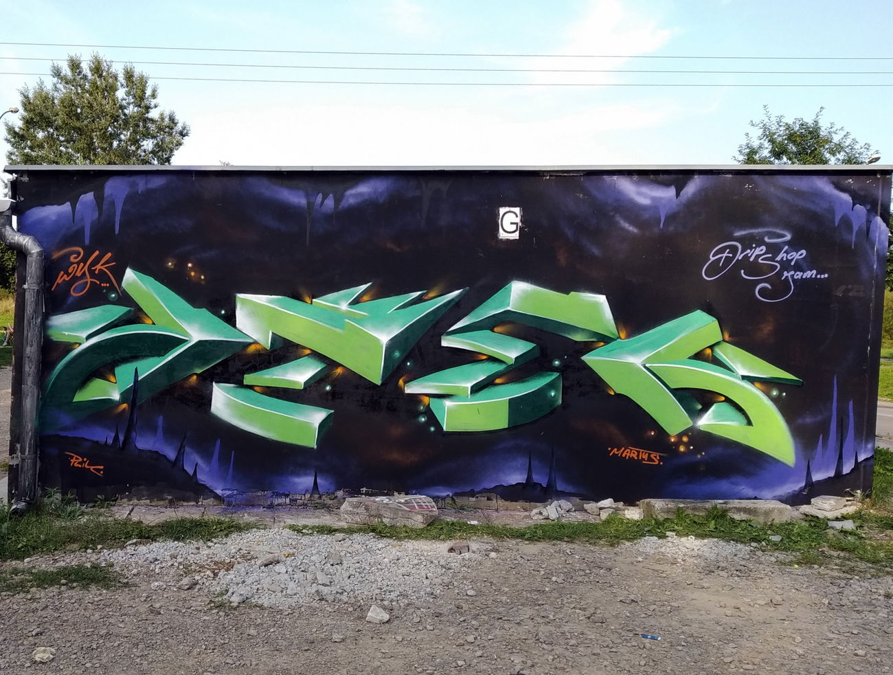 Graffiti Wall - Photo by WILKone - graffiti, art, walls (2019)