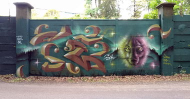 Graffiti Wall - Photo by WILKone - graffiti, art, walls (2019)