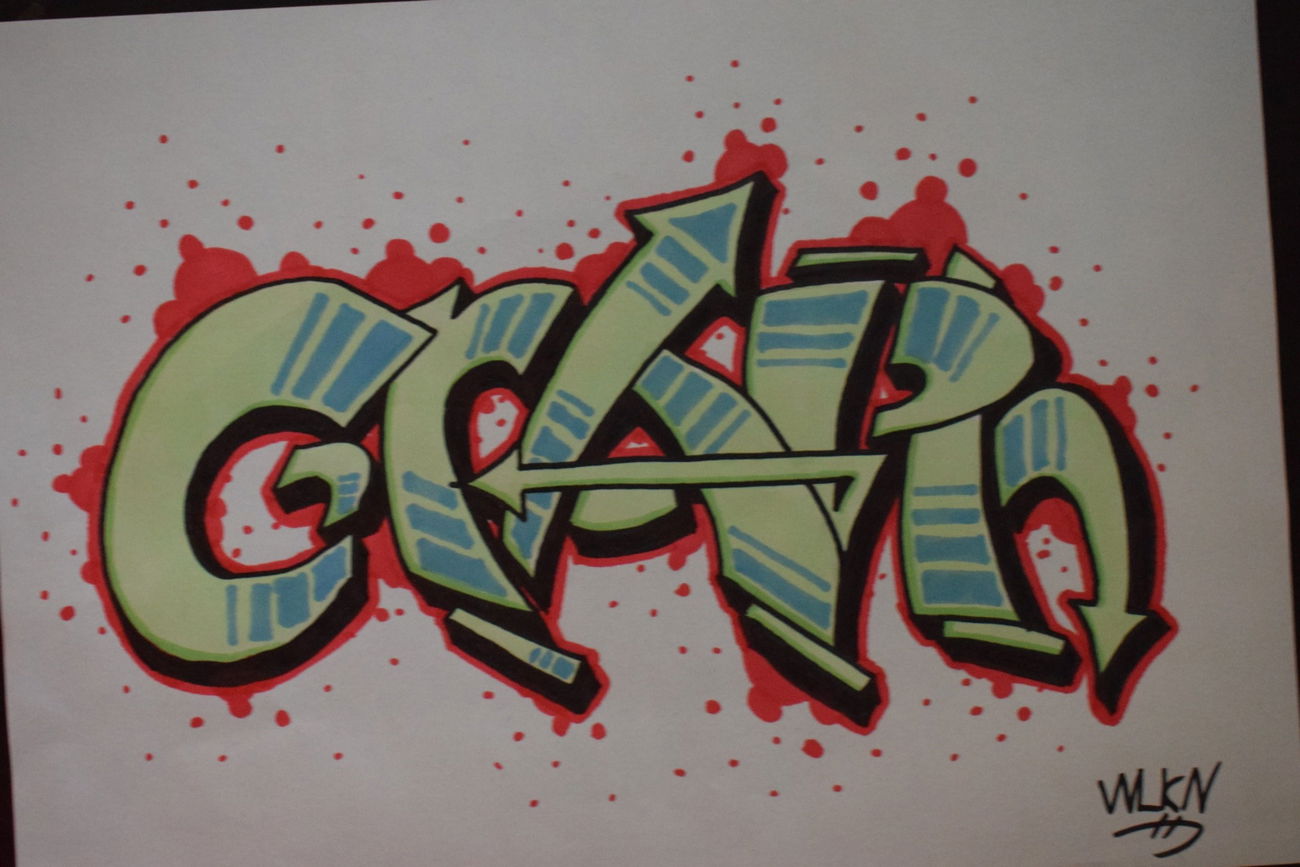 Graffiti Sketch - Photo by WLKN