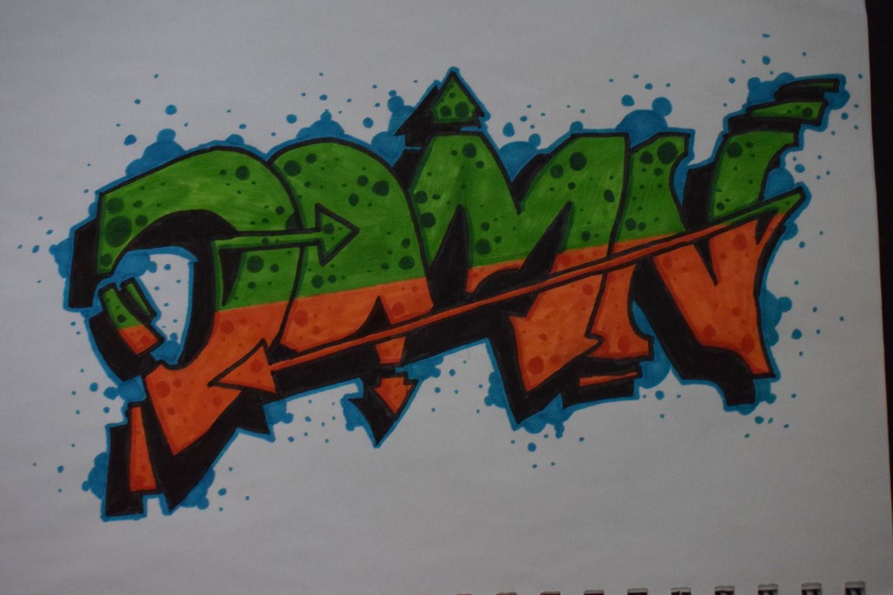 Graffiti Sketch - Photo by WLKN