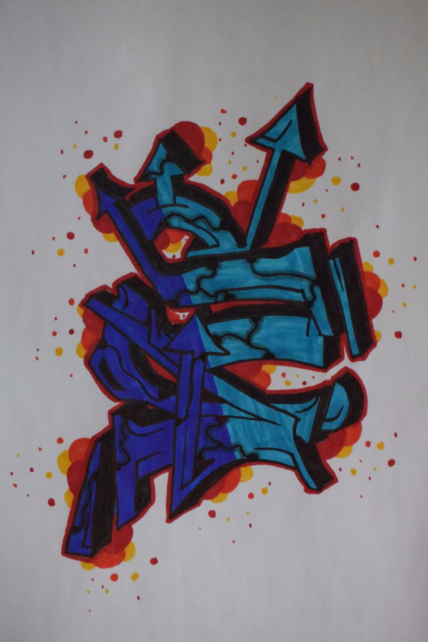 Graffiti Sketch - Photo by WLKN