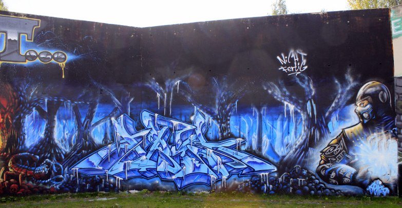 Graffiti Wall in Hamburg - Photo by WORLDSTREETART - Worldstreetart, hamburg (2014)