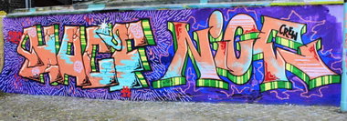 Graffiti Wall - Photo by WORLDSTREETART - hacf, nice, mütze (2014)