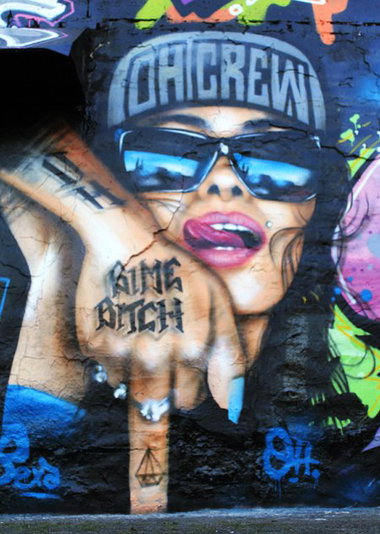 Graffiti Wall - Photo by WORLDSTREETART - oh, crew, sime