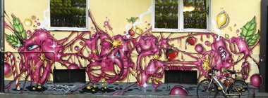 Graffiti Wall - Photo by WORLDSTREETART - Kirk, Bubble, cologne (2013)