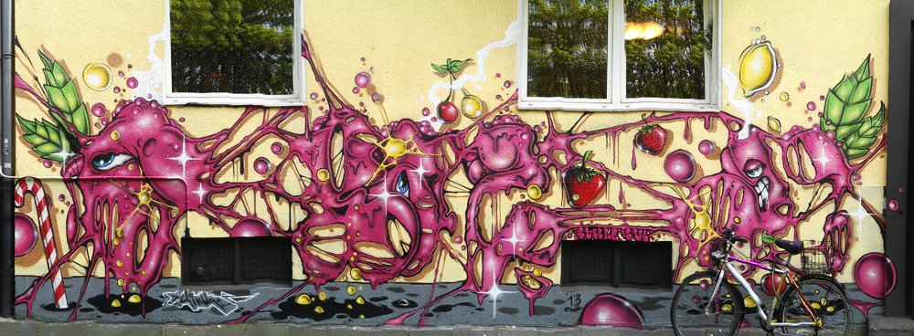 Graffiti Wall - Photo by WORLDSTREETART - Kirk, Bubble, cologne (2013)