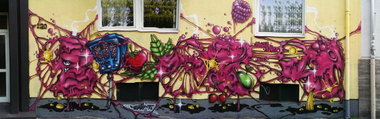 Graffiti Wall - Photo by WORLDSTREETART - easy-t, bubble, cologne (2013)