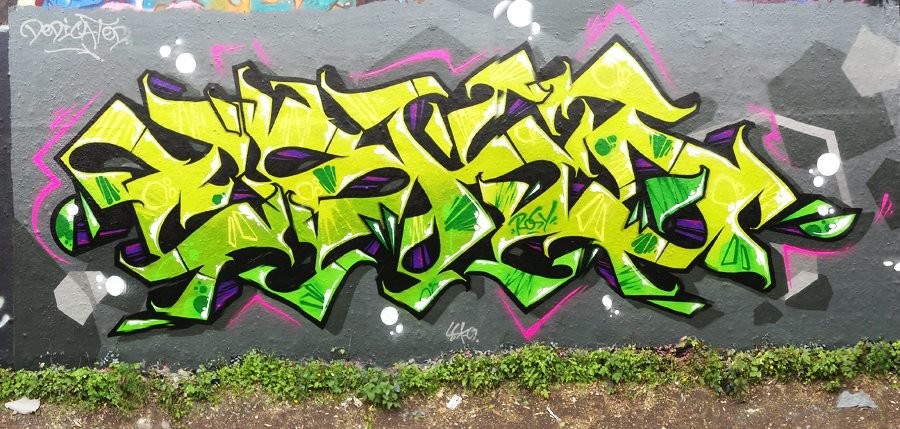 Graffiti Wall - Photo by WORLDSTREETART - hall, braunsfeld, worldstreetart (2014)