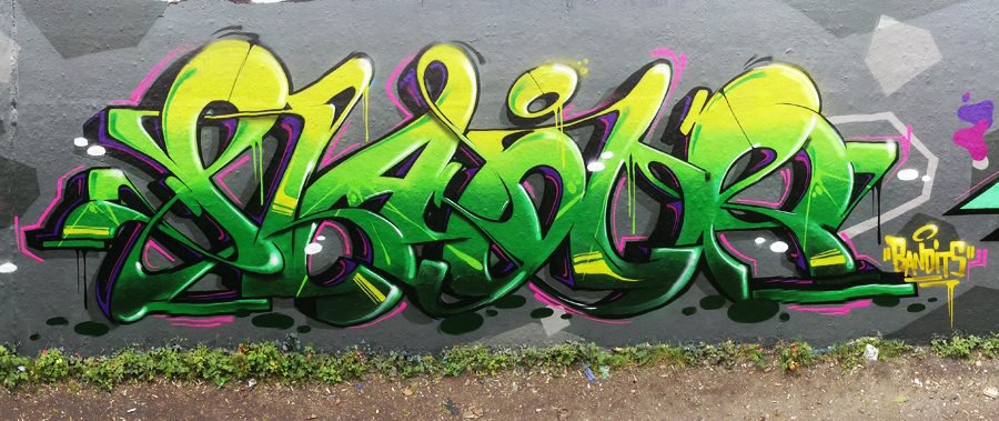 Graffiti Wall in Köln - Photo by WORLDSTREETART - hall, braunsfeld, worldstreetart (2014)