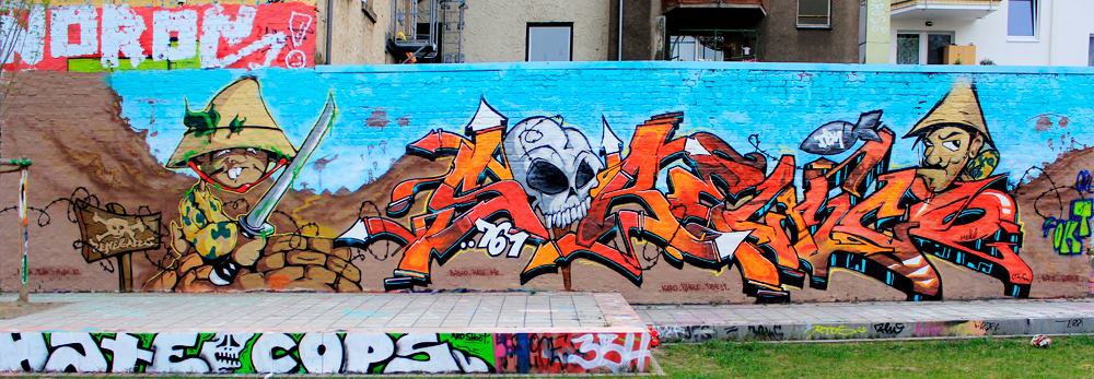 Graffiti Wall - Photo by WORLDSTREETART - Sure/761, TPM, SB (2014)