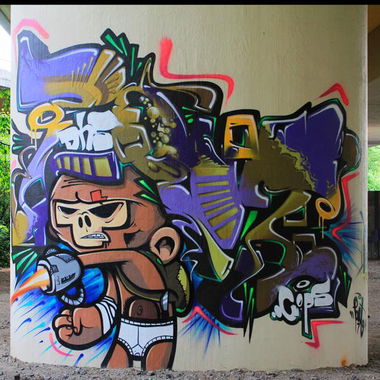 Graffiti Wall in Leverkusen - Photo by WORLDSTREETART - POUT, leverkusen, worldstreetart (2013)