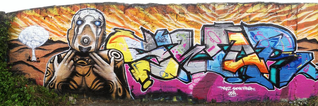 Graffiti Wall in Köln - Photo by WORLDSTREETART - REA, köln, underground (2014)