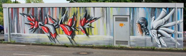 Graffiti Wall in Köln - Photo by WORLDSTREETART - octagon, köln, city (2013)