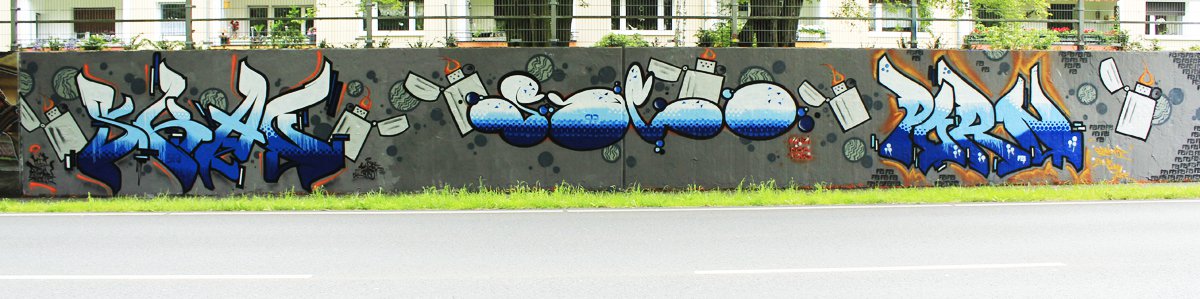 Graffiti Wall in Monheim am Rhein - Photo by WORLDSTREETART - monheim, worldstreetart (2014)