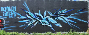 Graffiti Wall in Köln - Photo by WORLDSTREETART - Octagon, braunsfeld, worldstreetart (2014)