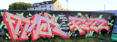 Graffiti Wall in Köln - Photo by WORLDSTREETART - oh, Hall, underground (2014)