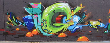 Graffiti Wall in Monheim am Rhein - Photo by WORLDSTREETART - magic, monheim, dope (2014)