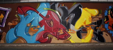 Graffiti Wall in Leverkusen - Photo by WORLDSTREETART - cokeone, leverkusen, worldstreetart (2014)