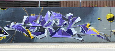 Graffiti Wall in Monheim am Rhein - Photo by WORLDSTREETART - osk, cpd, hall (2014)
