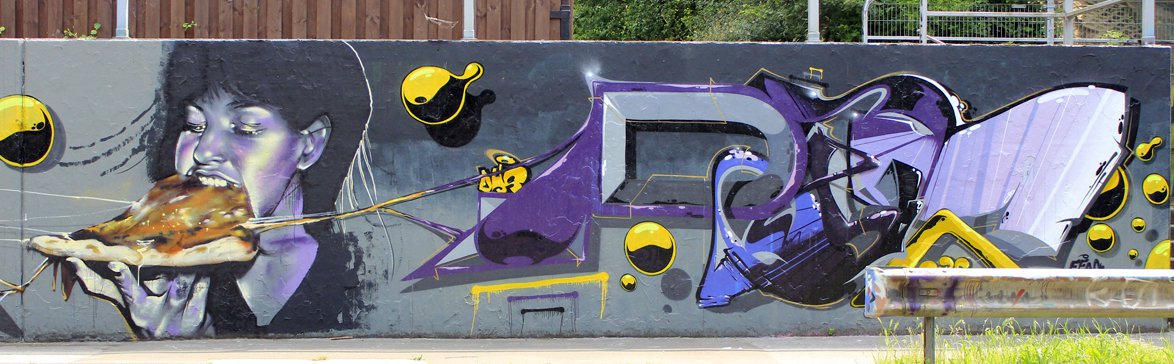 Graffiti Wall in Monheim am Rhein - Photo by WORLDSTREETART - pout, dhs, wall (2014)