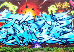 Graffiti Wall in Köln - Photo by WORLDSTREETART - Bandits, DFE, braunsfeld (2014)