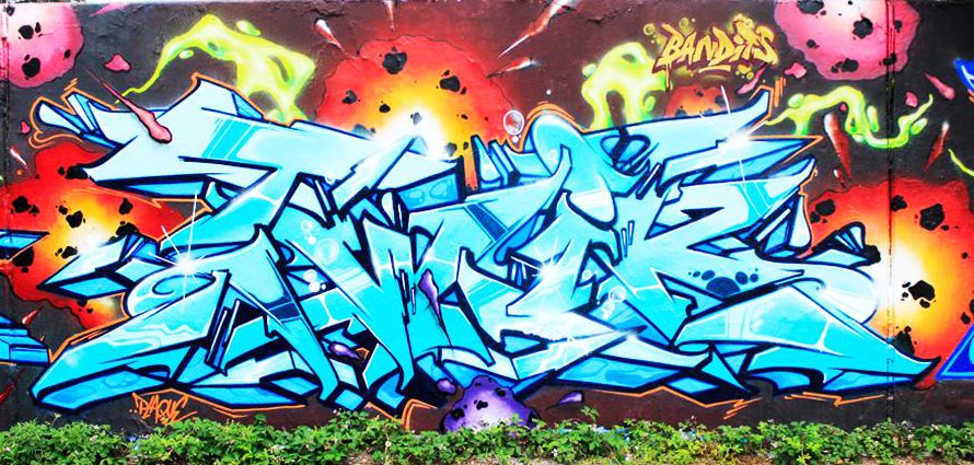 Graffiti Wall in Köln - Photo by WORLDSTREETART - Bandits, DFE, braunsfeld (2014)