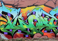 Graffiti Wall in Köln - Photo by WORLDSTREETART - Plaque, Bandits, DFE (2014)