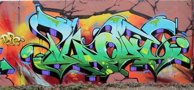 Graffiti Wall in Köln - Photo by WORLDSTREETART - Plaque, Bandits, DFE (2014)