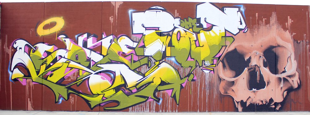 Graffiti Wall in Leverkusen - Photo by WORLDSTREETART - coke, pout, hall (2013)