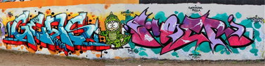 Graffiti Wall in Köln - Photo by WORLDSTREETART - gens, tocer, plaque (2013)