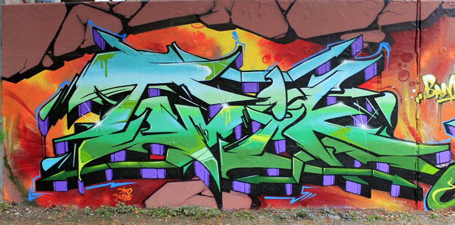 Graffiti Wall in Köln - Photo by WORLDSTREETART - DFE, PLAQUE, BANDITS (2014)