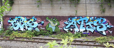 Graffiti Bombing - Photo by WORLDSTREETART - siras, atis, solingen (2013)
