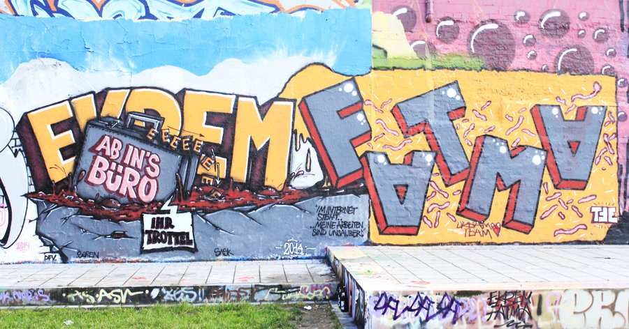 Graffiti Wall - Photo by WORLDSTREETART - ekrem, fatma, hall (2014)