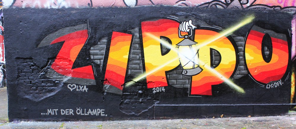 Graffiti Wall in Köln - Photo by WORLDSTREETART - zipp, zippo, hall (2014)