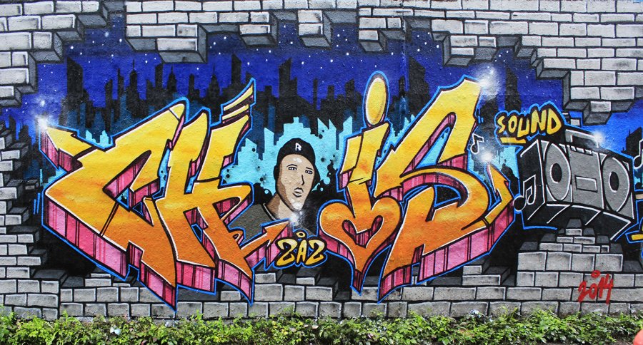Graffiti Wall in Köln - Photo by WORLDSTREETART - hall, braunsfeld, chis (2014)