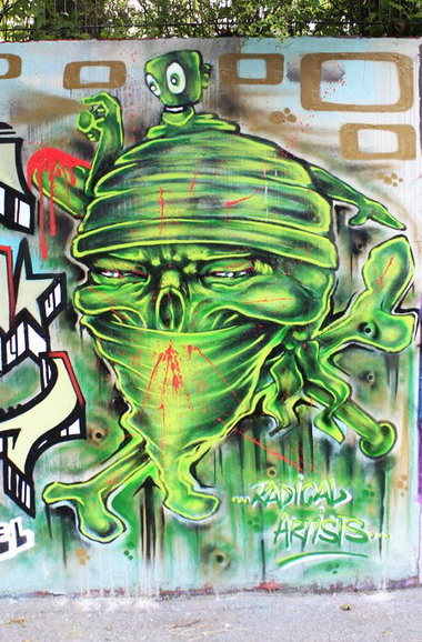 Graffiti Wall - Photo by WORLDSTREETART - WORLDSTREETART (2014)