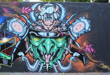 Graffiti Wall in Monheim am Rhein - Photo by WORLDSTREETART - WORLDSTREETART (2014)