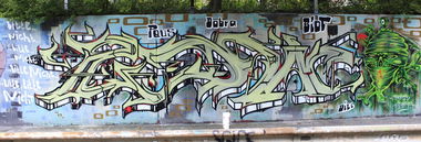 Graffiti Wall in Monheim am Rhein - Photo by WORLDSTREETART - WORLDSTREETART (2014)