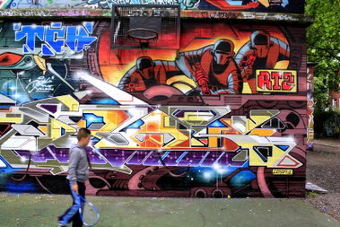 Graffiti Wall in Hamburg - Photo by WORLDSTREETART - Worldstreetart, hamburg (2014)