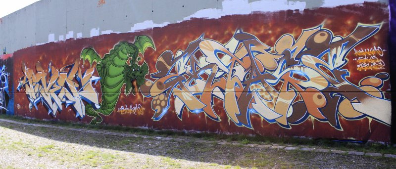 Graffiti Wall - Photo by WORLDSTREETART - worldstreetart, Hamburg (2014)