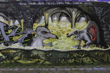 Graffiti Wall in Hamburg - Photo by WORLDSTREETART - worldstreetart, hamburg (2014)