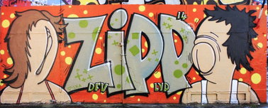 Graffiti Wall - Photo by WORLDSTREETART - zippo, dfv, lyp (2014)