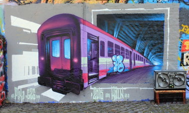 Graffiti Wall in Köln mütze - Photo by WORLDSTREETART - pico, 626, mütze (2015)