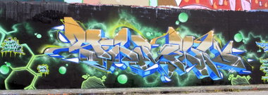 Graffiti Wall in Hamburg - Photo by WORLDSTREETART (2015)