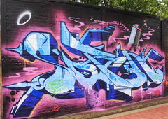 Graffiti Wall in Berlin - Photo by WORLDSTREETART (2015)