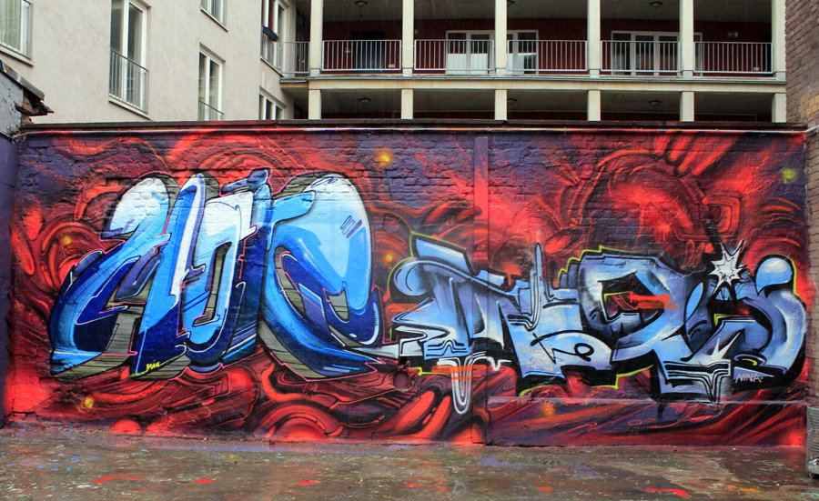 Graffiti Wall in Alte feuerwache köln - Photo by WORLDSTREETART - mero, mrmore, more (2015)