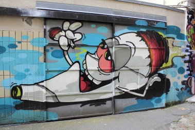 Graffiti Wall in Hamburg - Photo by WORLDSTREETART - joint, hamburg, worldstreetart (2014)