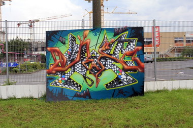 Graffiti Wall in Berlin - Photo by WORLDSTREETART (2015)