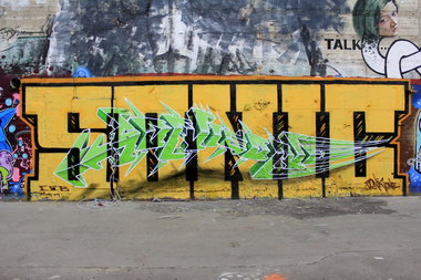 Graffiti Wall in Berlin - Photo by WORLDSTREETART (2015)