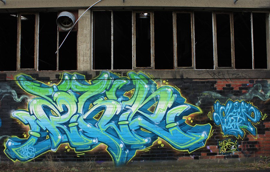 Graffiti Wall in Rhein-Erft-Kreis - Photo by WORLDSTREETART - Abe (2014)